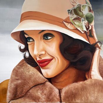 Painting titled "L'échange" by Jean-Jacques Venturini, Original Artwork, Oil