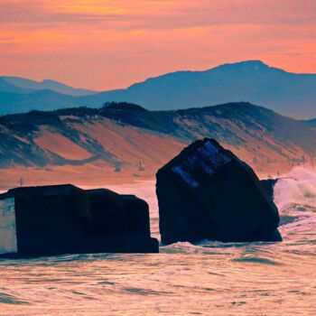 Photography titled "La dune" by Christian Lefevre, Original Artwork, Aluminium