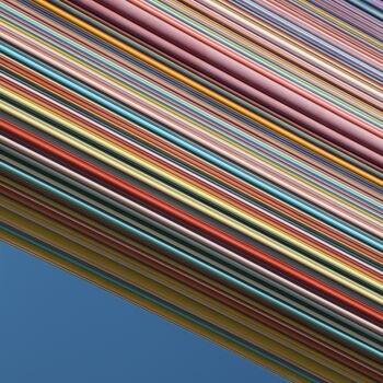 Photography titled "MURMURES CHROMATIK…" by José Bachir, Original Artwork, Digital Photography Mounted on Plexiglass