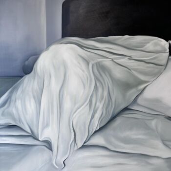 Painting titled "Le spasme" by Camille Beauplan, Original Artwork, Oil