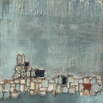 Painting titled "SAINT PAUL DE VENCE" by Laurent Bibas , Original Artwork, Oil