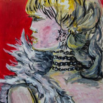 Dessin intitulée "ELLE-LUI-5" par  Bricart, Œuvre d'art originale, Papier