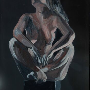 Drawing titled "ELLE-LUI-13" by  Bricart, Original Artwork, Paper