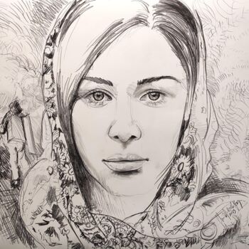 Drawing titled "Final Trilogy part…" by Christophe Avella Bagur, Original Artwork, Paper