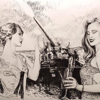 Drawing titled "Final Trilogy part…" by Christophe Avella Bagur, Original Artwork, Paper