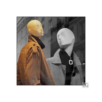 Photography titled "Mannequins et refle…" by Daniel Gautier, Original Artwork, Aluminium