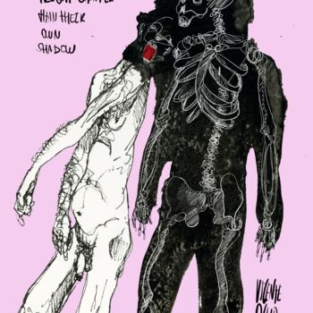 Drawing titled "“THE SHADOW TRILOGY…" by Vicente Occhionero, Original Artwork, Ink