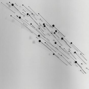 Painting titled "SURFACE AVEC NEUTRI…" by Carlos Medina, Original Artwork, Stainless Steel