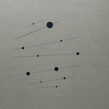 Painting titled "CONSTELLATION 12" by Carlos Medina, Original Artwork, Ink