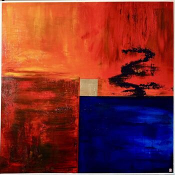 Painting titled "IMPARTIS" by Stephanie Legere, Original Artwork, Acrylic