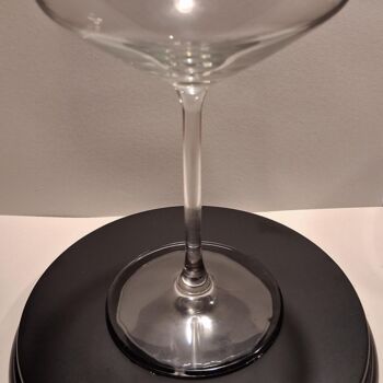 Sculpture titled "Coupe pleine d'amer…" by Jim Hackenberger, Original Artwork, Glass