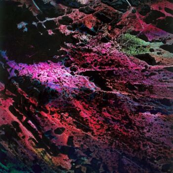 Painting titled "Algorithmic Ore-5" by Hongfeng Guo, Original Artwork, Acrylic