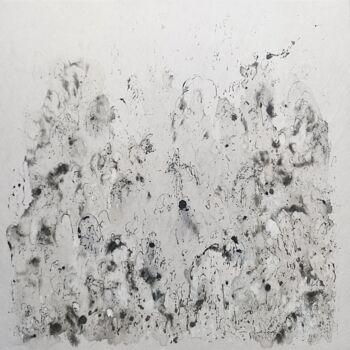 Drawing titled "Le lapin et le gori…" by Frédérique Nolet De Brauwere, Original Artwork, Ink