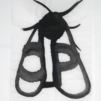 Drawing titled "Série de "L'alphabe…" by Gabriel Grillot, Original Artwork, Ink