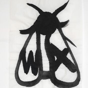 Drawing titled "Série de "L'alphabe…" by Gabriel Grillot, Original Artwork, Ink