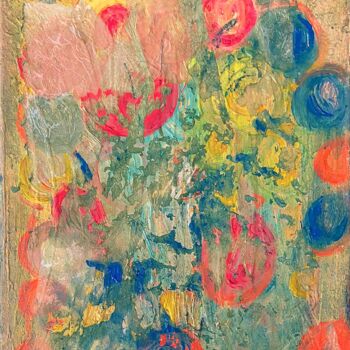Peinture intitulée "Énergies florales" par Orlane Grelet, Œuvre d'art originale, Acrylique Monté sur Châssis en bois