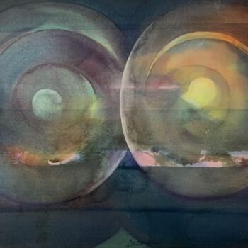 Painting titled "infinity" by Hongfeng Guo, Original Artwork, Acrylic