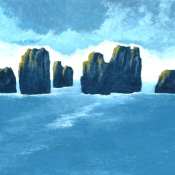 Painting titled "L'invincible Armada…" by Philippe Halevy, Original Artwork, Acrylic