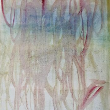 Painting titled "Discrète " by Nicole Grenot, Original Artwork, Acrylic