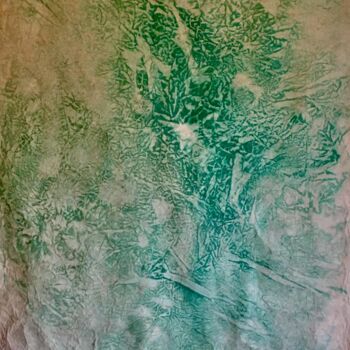 Painting titled "Terre d’Eau" by Nicole Grenot, Original Artwork, Acrylic