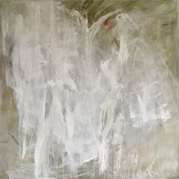 Painting titled "Recouvrement " by Nicole Grenot, Original Artwork, Acrylic