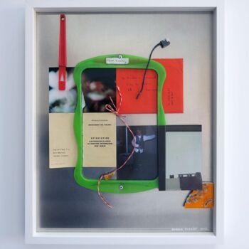 Collages titled "Que restera-t-il ?…" by Arnaud Bodaire, Original Artwork, Aluminium