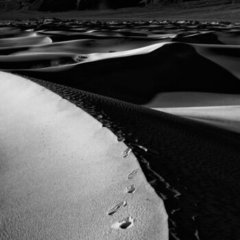 Printmaking titled "Death Valley" by Pascal Potier, Original Artwork, Aluminium