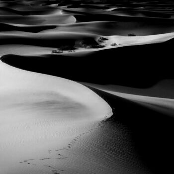 Printmaking titled "Death Valley" by Pascal Potier, Original Artwork, Aluminium