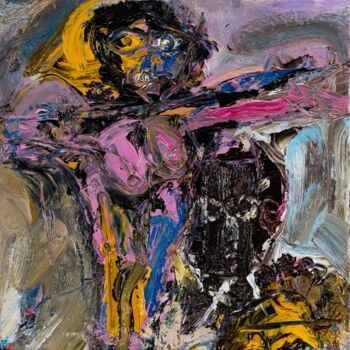 Painting titled "DUO-FURIOSO    (sér…" by Cy Pavel, Original Artwork, Acrylic