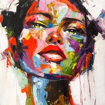 Peinture intitulée "From the light that…" par Lana Frey, Œuvre d'art originale, Huile Monté sur Châssis en bois