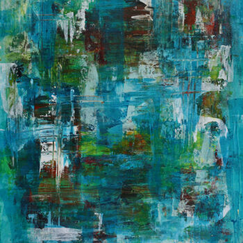 Malerei mit dem Titel "Love yourself" von Peter Kilb, Original-Kunstwerk, Acryl