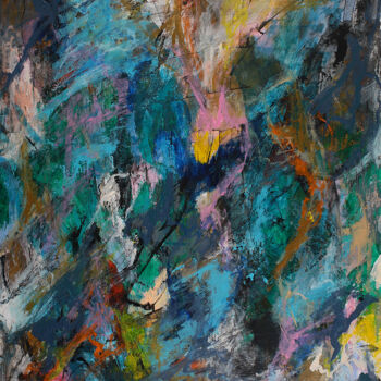 「Naked」というタイトルの絵画 Peter Kilbによって, オリジナルのアートワーク, アクリル