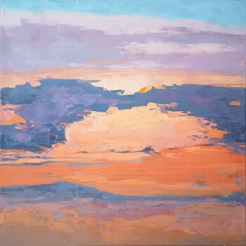 Painting titled "DIVINE TOUCH" by Emilia Milcheva, Original Artwork, Oil