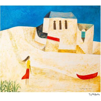 Peinture intitulée "Brisa del Mar" par Yoshiro Tachibana, Œuvre d'art originale, Acrylique