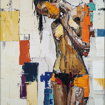 Peinture intitulée "A Ring for Memory" par Alexander Aksyonov, Œuvre d'art originale, Acrylique Monté sur Châssis en bois