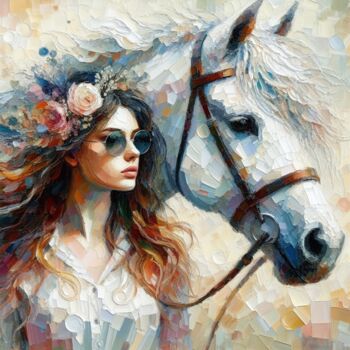 "Wild and grace" başlıklı Dijital Sanat Tiss Ai Creations tarafından, Orijinal sanat, AI tarafından oluşturulan görüntü