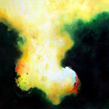 Painting titled "Le berceau d'une id…" by Théophile Delaine, Original Artwork, Oil