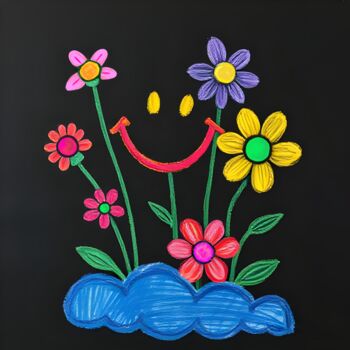 Εκτυπώσεις & Χαρακτικά με τίτλο "The Enchanted Bloom…" από Ivy Blue, Αυθεντικά έργα τέχνης, Ψηφιακή εκτύπωση