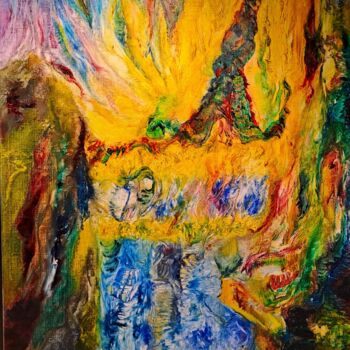 Painting titled "Prémices" by Jean-Luc Sert, Original Artwork, Oil