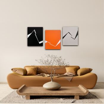 제목이 "Triptych Break Sequ…"인 미술작품 Veronika Obushikhina로, 원작, 아크릴