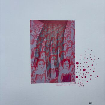 Dessin intitulée "Recherche Susan Des…" par Laetitia Sk, Œuvre d'art originale, Encre
