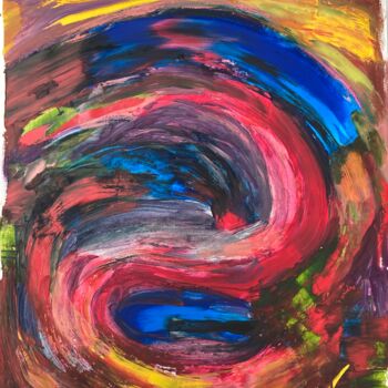 Painting titled "Entrance to the Cave" by Steve Phillips, Original Artwork, Oil