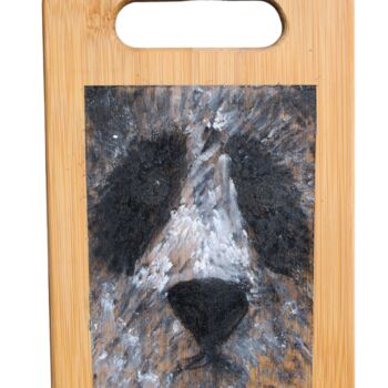 Pintura titulada "Sans titre (panda)" por O.M.A., Obra de arte original, Pastel