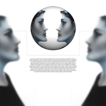 Digital Arts titled "Telepatia" by O. Soniart, Original Artwork, Digital Photography
