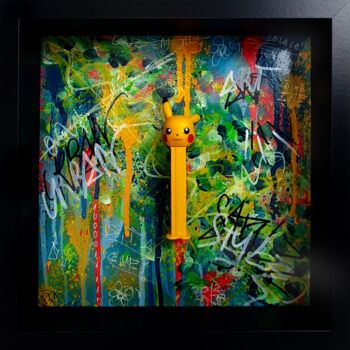 Sculpture titled "Sculpture Murale Pi…" by Pvettese, Original Artwork, Spray paint