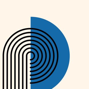 数字艺术 标题为“Spiral Path to Sere…” 由春宇 关, 原创艺术品, AI生成的图像 安装在木板上