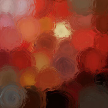 Digital Arts titled "Structure 18 Red" by Michael Quarz (MiQ), Original Artwork, Digital Painting