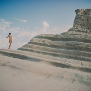 "Scala dei turchi" başlıklı Fotoğraf Fabio Paterno' tarafından, Orijinal sanat, Dijital Fotoğrafçılık