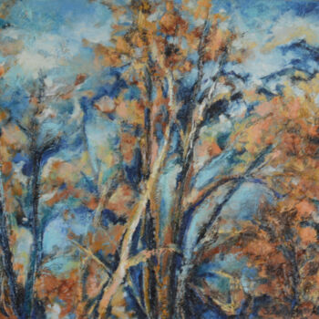 Peinture intitulée "Impression" par Sandra Parchomenko, Œuvre d'art originale, Huile Monté sur Châssis en bois