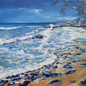 Peinture intitulée "Greece" par Sandra Parchomenko, Œuvre d'art originale, Huile